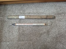 Vintage Glass Floating Dairy Thermometer