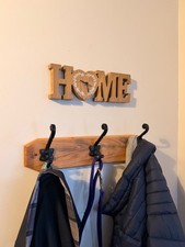 Wooden coat rack solid - solid, oak