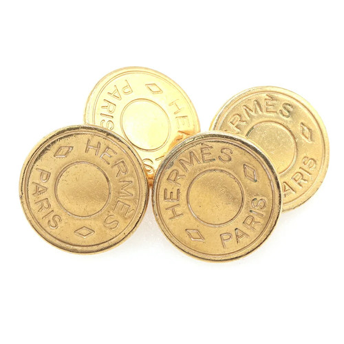 Hermes cufflinks sellier gold - cufflinks,