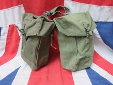 Post WWII British Army WS88 Radio 1944 Pattern 44P Webbing Pouch Set