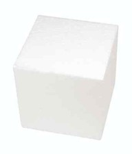 11cm POLYSTYRENE CUBE 4" for