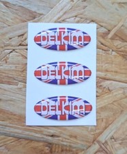 3× Delkim Sticker Set Decal NEW! "GREAT BRITAIN / GB" for TXI Plus / Tx-i Plus