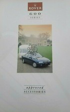ROVER 600 SERIES vintage 1990s accessories car sales brochure Publication AKM539