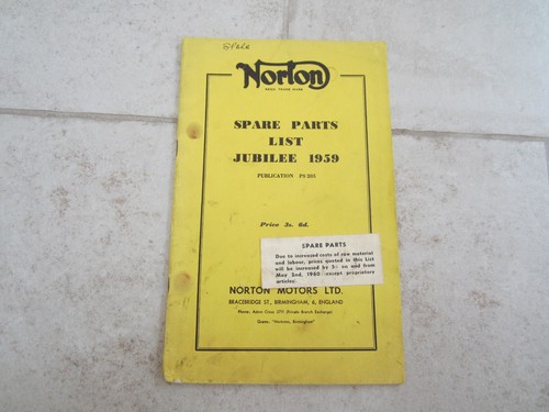 1959 norton jubilee - 1959, spare