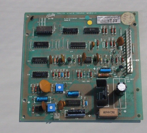 Bally pinball machine sound - bally,