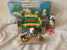 Boxed Flair Sylvanian Families Farmer's Cart & Pony 100% complete