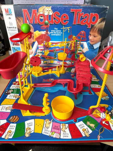 Vintage mouse trap board game - vintage,