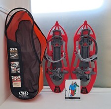TSL Outdoor 325, Snowshoes Adjustable Size 3.5-12 UK. Red, Made In France.