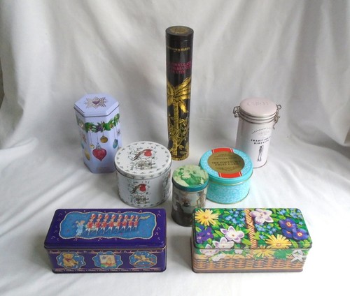 Assorted metal tins - 8,