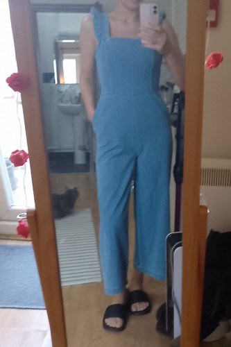 Denim jumpsuit size - size, 10