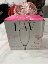 LAV 6 Misket Champagne Glasses