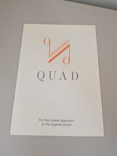 Quad audio brochure - quad,