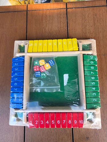 Shut the box dice game - game, new