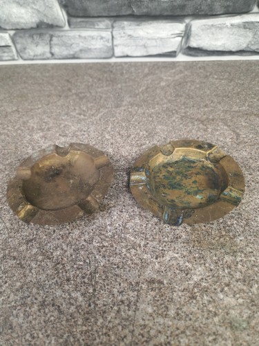 Pair vintage brass pub - brass,