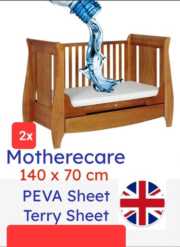 Terry peva cot bed sheet - 2x,