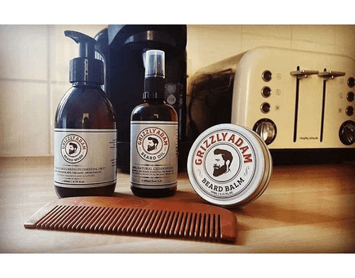 Grizzly adam beard care bundle - beard,