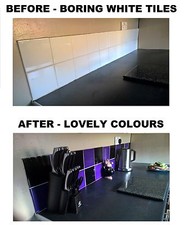 Tile Stickers Transfers Black