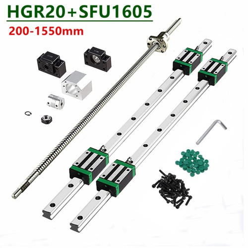 2pcs hgr20 linear - hgr20, guide
