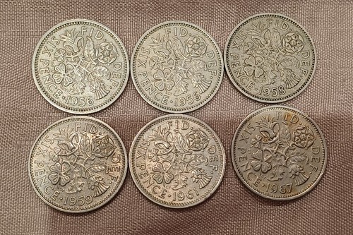 Lucky sixpences queen - 6x,