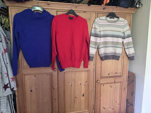 Three damaged cashmere - damaged, m&s