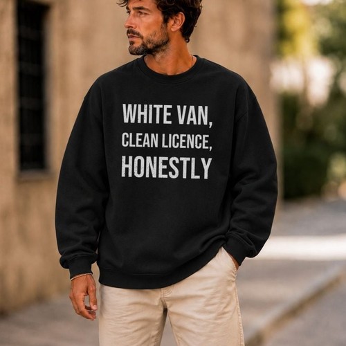 Funny van driver white - funny,