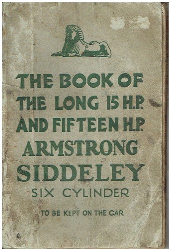 Armstrong siddeley 15hp cyl - armstrong, 6-cyl