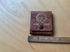 Vintage PORTSMOUTH FC leather match holder, .