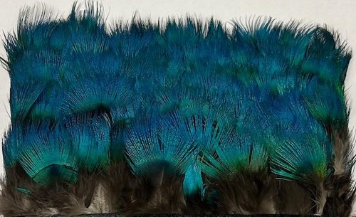 Blue peacock neck - blue,