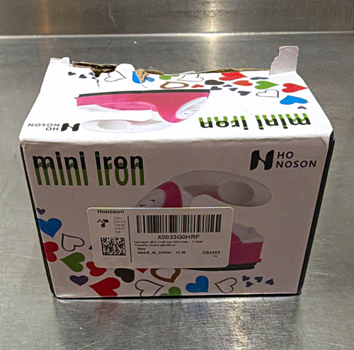 Honoson mini iron pink white - honoson, pink/white