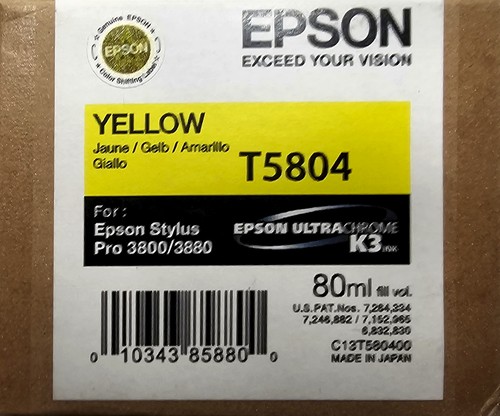 Genuine epson t5804 - t5804, yellow