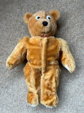 Vintage Toy 1980s, Super Ted Bear with Removable Bear Outfit, Collectable