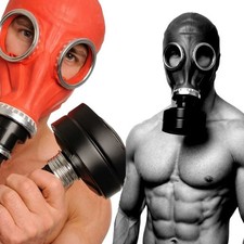 Bdsm gp5 gas mask black - mask,