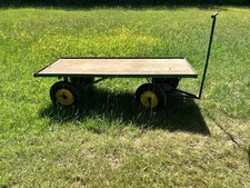 Flat Bed Turntable Trolley Truck