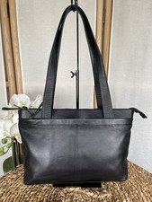 Jobis black leather medium bag handbag