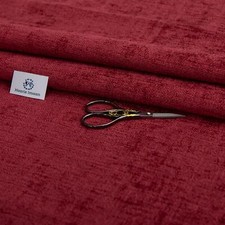 Red Chenille Velvet Shimmering