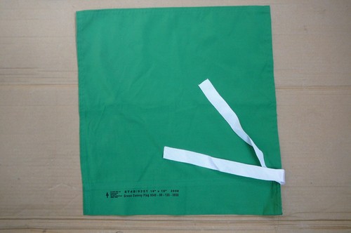 Green army convoy flag - army,