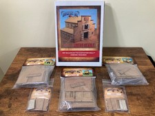 Lot of Knuckleduster Old West Gunfighters Ball Buildings Livery + Saloon + more