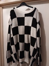 MENS BOOHOOMAN CHEQUERED BLACK