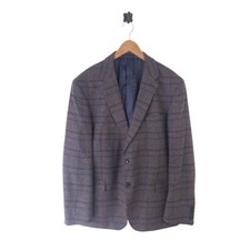 Mens Marks and Spencer Luxury Tweed Blazer UK 48R Jacket
