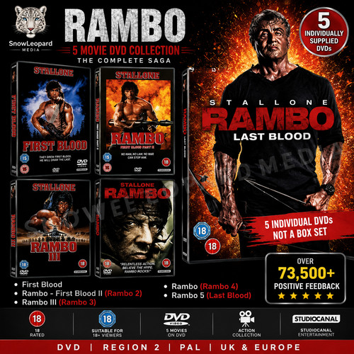 Rambo dvd complete - dvd,