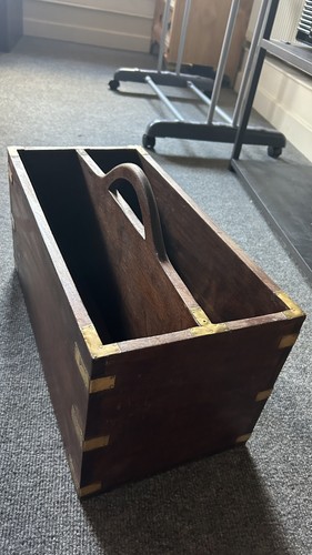Vintage wooden magazine rack - wooden,