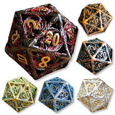 DND Metal Dice Set 7pcs Dragon