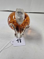 2.5" wide Fork Snail sculpture