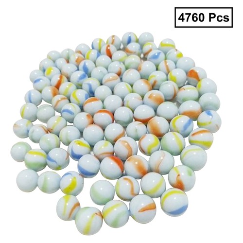 Milky glass marbles - milky,
