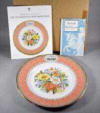 VINTAGE ELIZABETHAN CHELSEA COLLECTOR FLOWER SHOW PLATE 1992