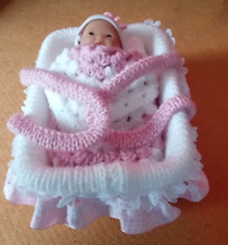 Dolls  Pink & White   Oblong