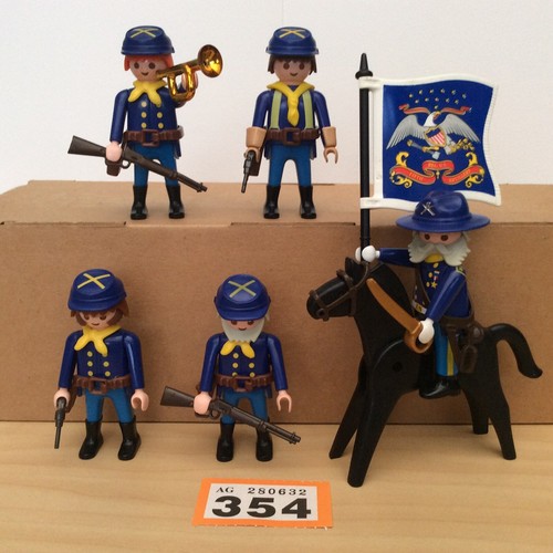 Playmobil union soldiers - union,