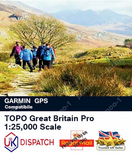 Topo great britain map pro - topo,