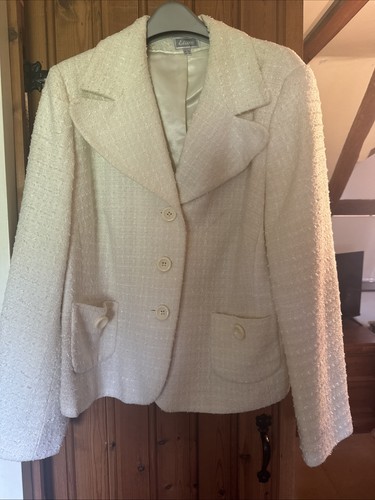 Etam ivory boucke jacket - ivory,