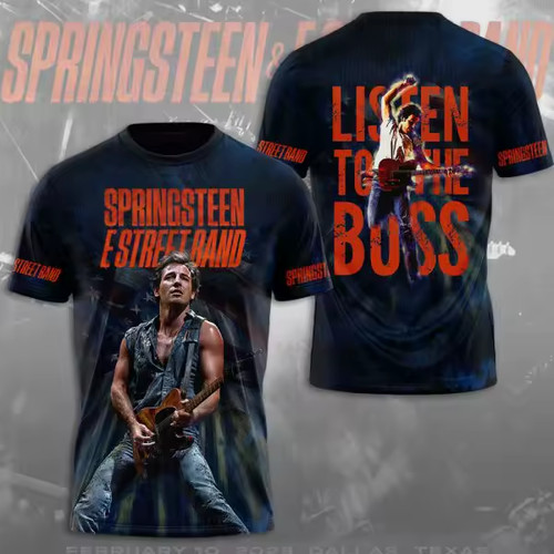 Bruce springsteen double - double, sided